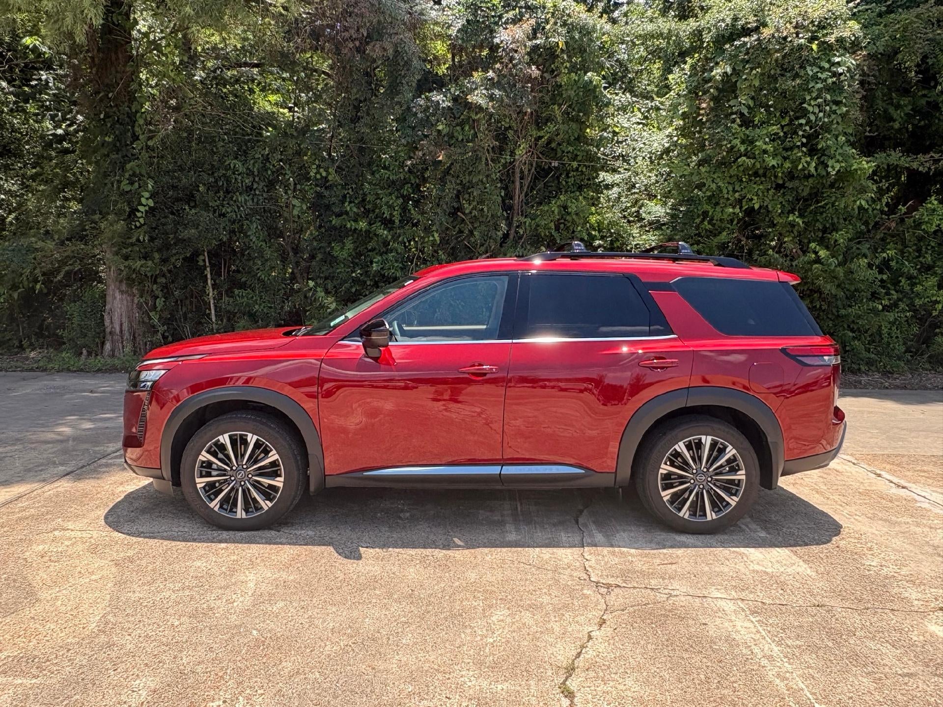 2026 Nissan Pathfinder Platinum 2WD in Other — front three-quarter view